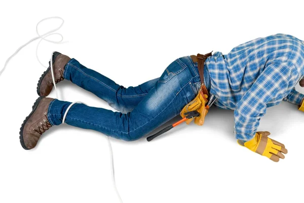 Worker have an accident — Stock Photo, Image