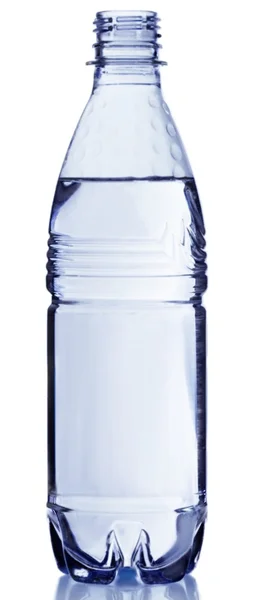 Butelka wody na białej — Zdjęcie stockowe
