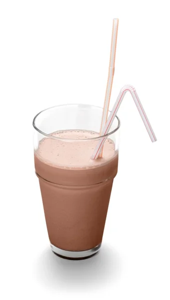 Lezzetli milkshake, izole — Stok fotoğraf
