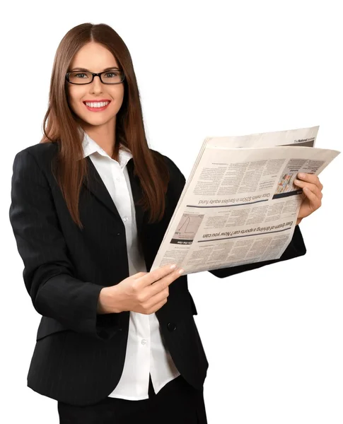 Hermoso retrato de mujer de negocios — Foto de Stock