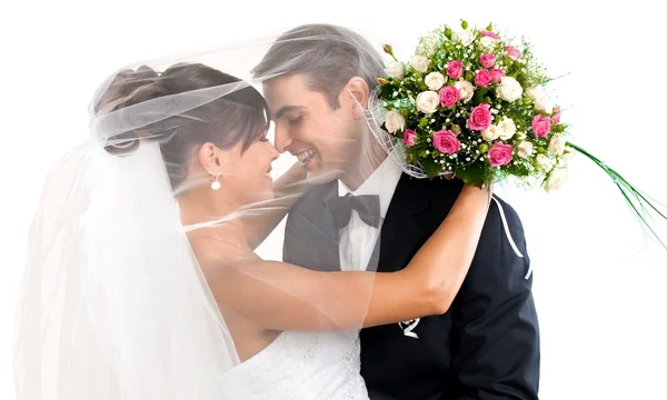 Casado jovem casal — Fotografia de Stock