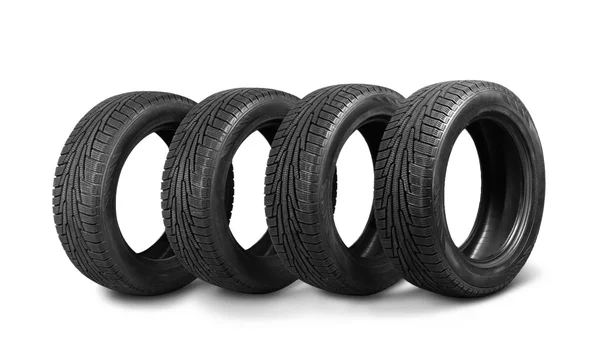 Neumáticos objetos aislados —  Fotos de Stock