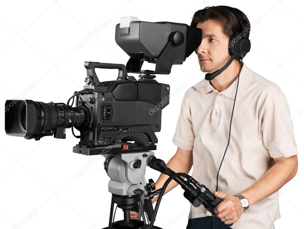 Cameraman working with camera ⬇ Stock Photo, Image by © billiondigital 118533010