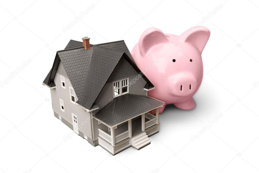  House and Piggy bank