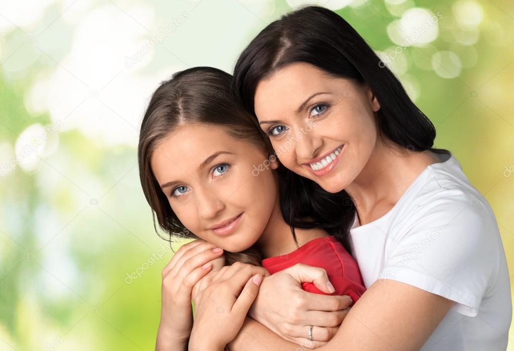 Happy Mother and daughter
