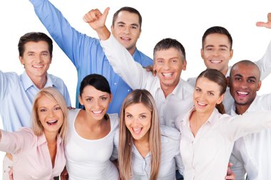 Başarılı iş ekibi.  