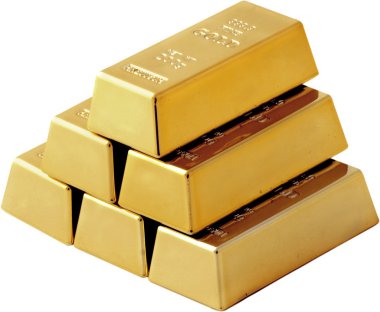 altın külçelerini izole kümesi 