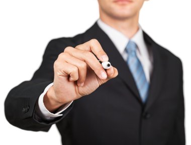 İş adamı yazısı, ekrana çizimi