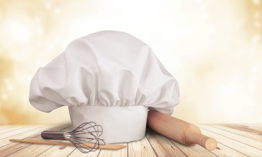 Beyaz kap ve mutfak eşyaları aşçılar
