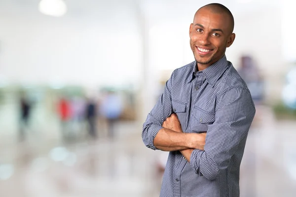 Sorrindo homem bonito — Fotografia de Stock