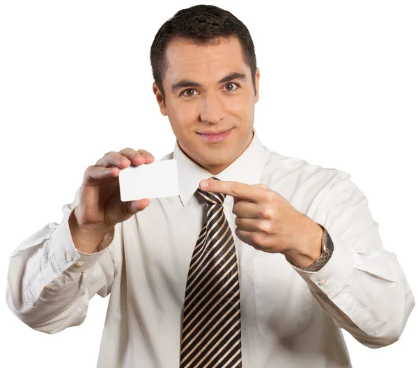 Retrato de homem de negócios feliz — Fotografia de Stock