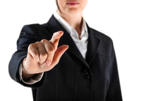 Businesswoman pointing you — Stock Photo, Image