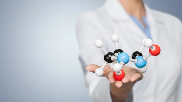 Moleculaire structuurmodel — Stockfoto