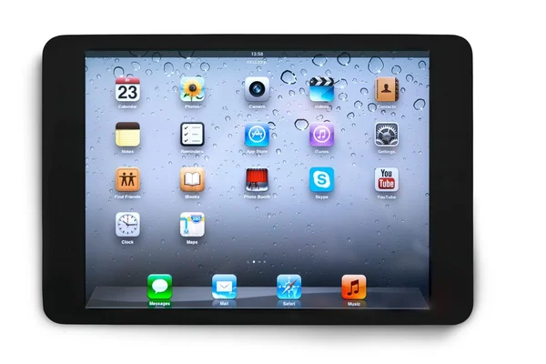 Apple iPad  with touch displaying — Stock Photo, Image