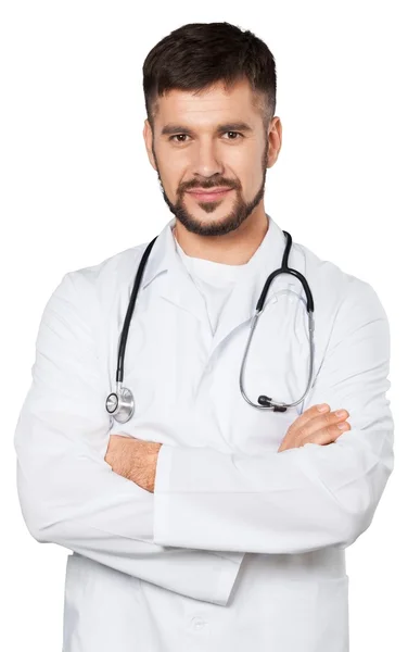 Handsome young male doctor — Stock Photo, Image
