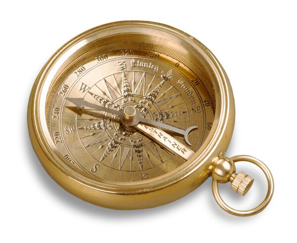 латунный антикварный компас
 