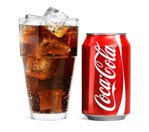 Coca Cola kan isolerad — Stockfoto