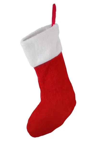 Santa's red stocking. — Stock Photo, Image