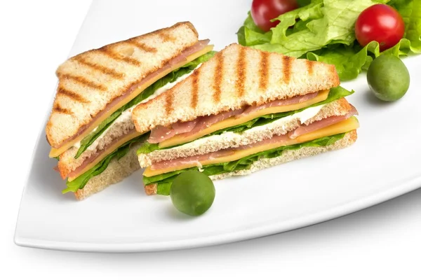 Verse smakelijke sandwiches — Stockfoto