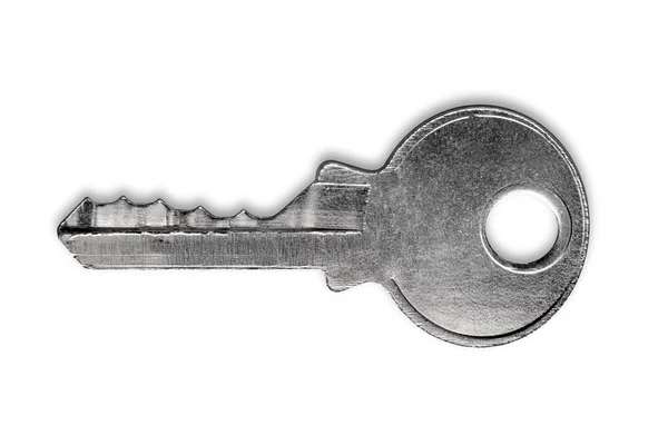 Key on white background — Stock Photo, Image