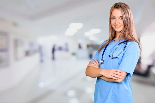 Junge Krankenschwester — Stockfoto