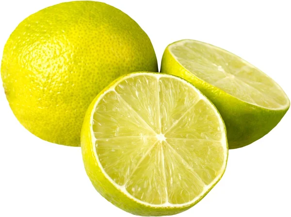 Лимоны изолированы на заднем плане — стоковое фото