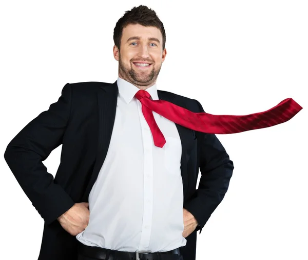 Handsome businessman wearing suit — Stock Photo, Image