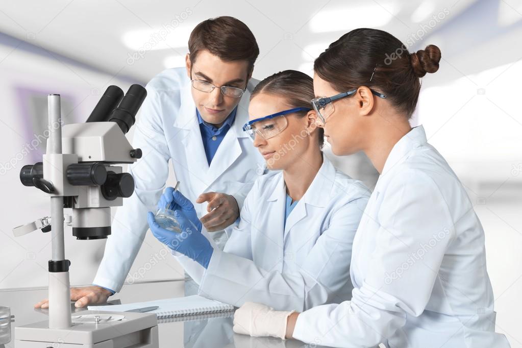  scientists working at the laboratory