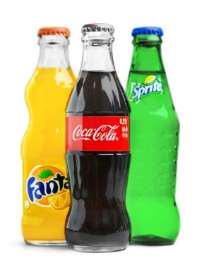 Coca Cola, Fanta ve Sprite şişe 