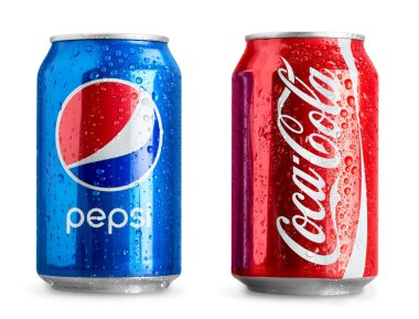 Pepsi ve coca cola kutu