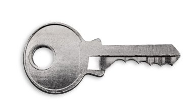 key on white background  clipart