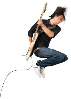 müzik adam gitarist