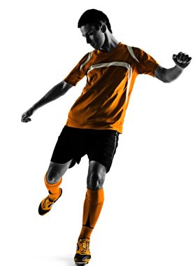 genç erkek futbol oyuncusu 