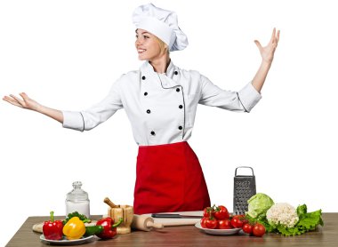 yemek güzel bir kadın