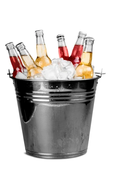 Bottles of cold beer — Stock Photo, Image