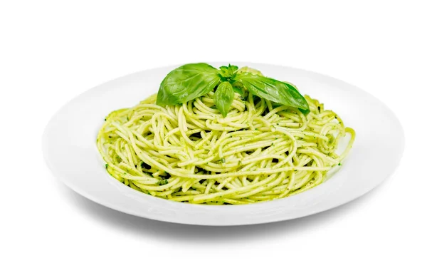 Spaghetti pasta met peterselie — Stockfoto