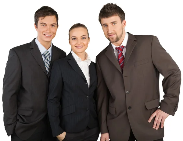 Handsome young businesspeople — Stock Photo, Image