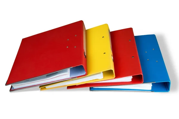 File folders with documents — Stock Photo, Image