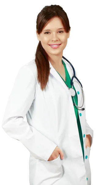 Atractiva joven doctora — Foto de Stock