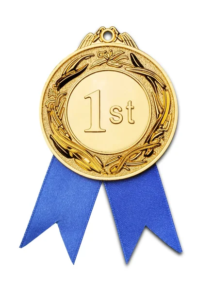 Gold medal on  background — Stock Photo, Image