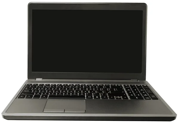 Boş ekranlı dizüstü bilgisayar — Stok fotoğraf