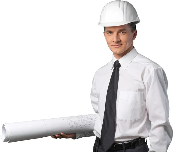 Handsome safety inspector — Stock Photo, Image