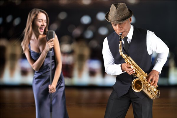 певица и саксофонист
