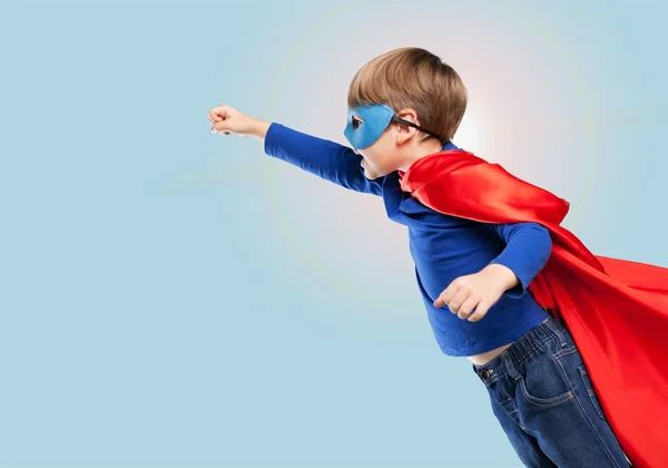 Anak pahlawan super yang lucu — Stok Foto