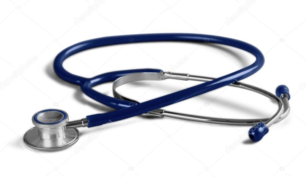 stethoscope isolated on  background