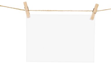 Clothesline kağıt bekle