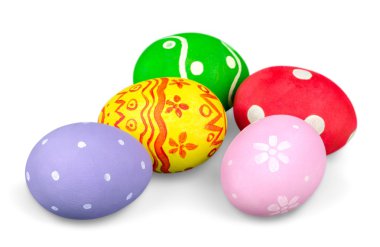 izole Paskalya yumurtaları 