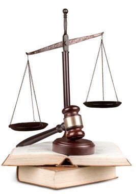 Adalet ölçekler ve kitaplar