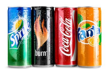 Coca Cola, Fanta ve Sprite kutular