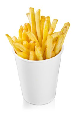 iştah açıcı kızarmış patates yığını